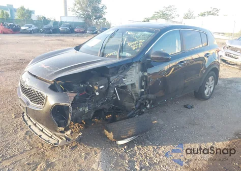 2017 Kia Sportage Lx из США, поврежденный, VIN KNDPMCAC9H7294577